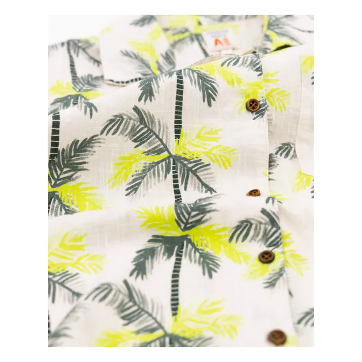 Camisa hawaiana Palms | Verde- Imagen del producto n°5