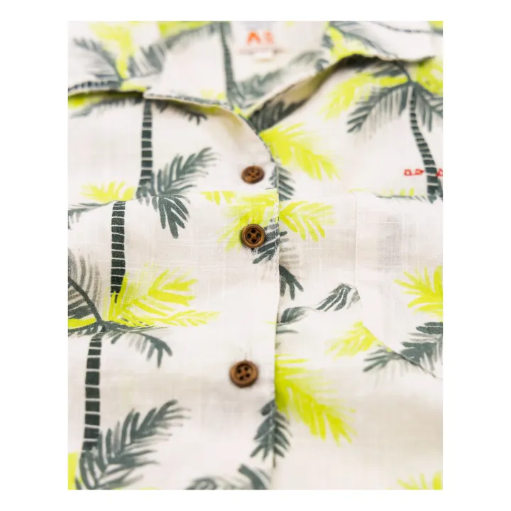 Camisa hawaiana Palms | Verde- Imagen del producto n°6