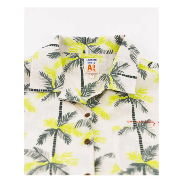 Camisa hawaiana Palms | Verde- Imagen del producto n°7
