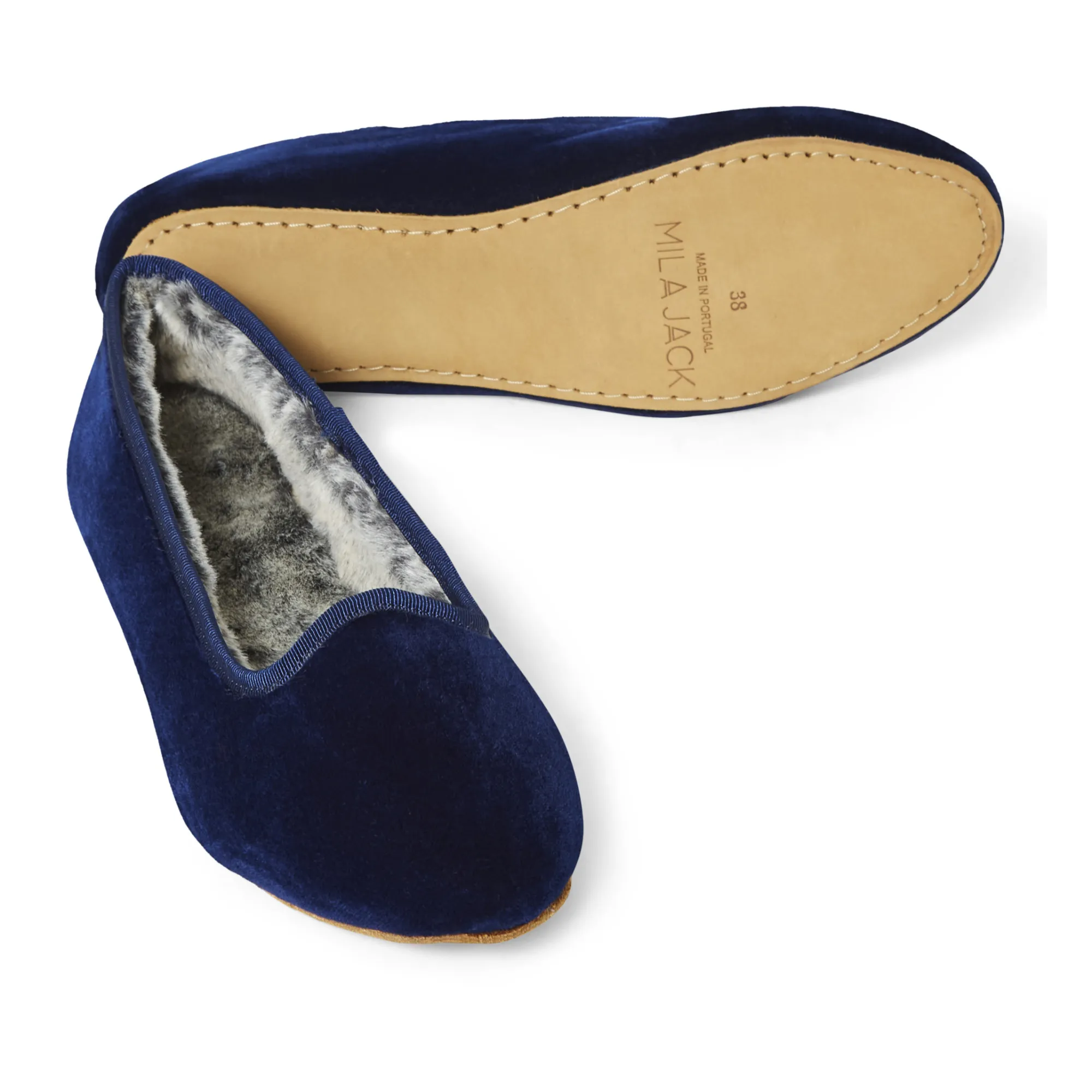 Mila Jack Chaussons Venizia Bleu marine Smallable