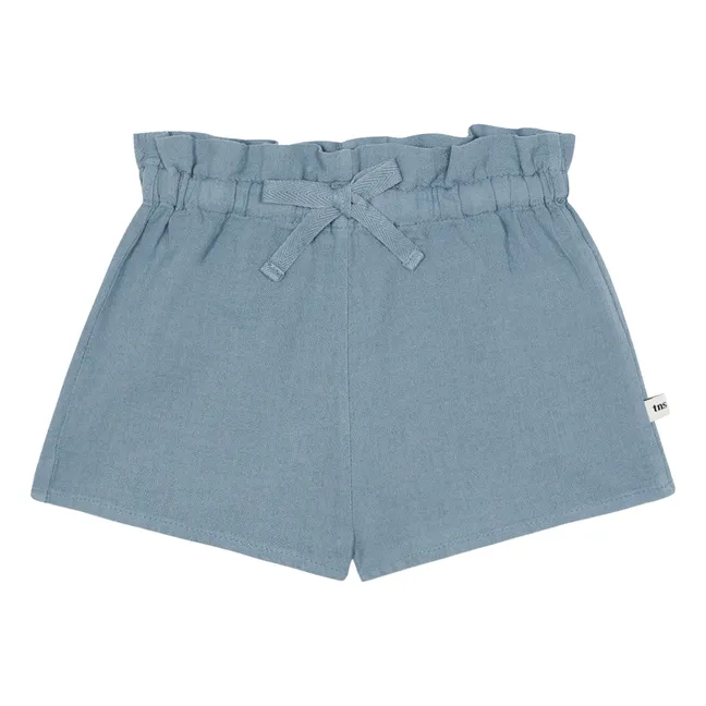 Pantalones cortos de algodón ecológico Olivia | Azul
