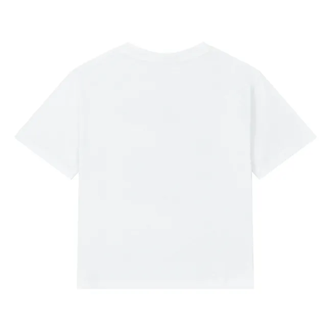 Camiseta de algodón ecológico Shell Inn | Blanco