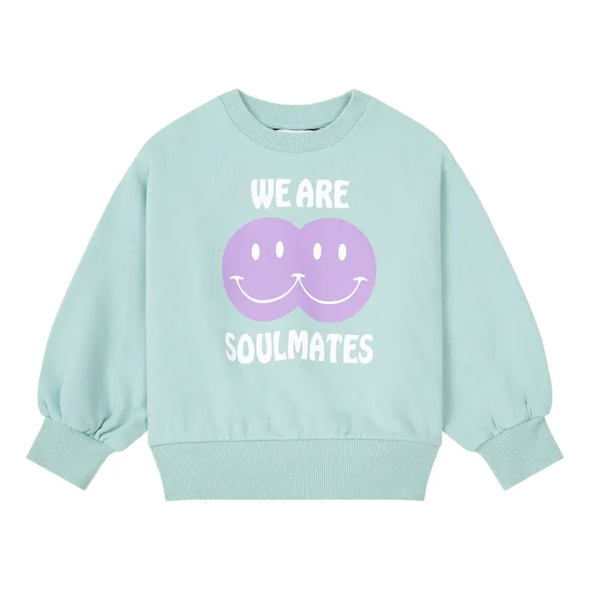 Organic Cotton Salty Sisters Sweatshirt  | Turquoise