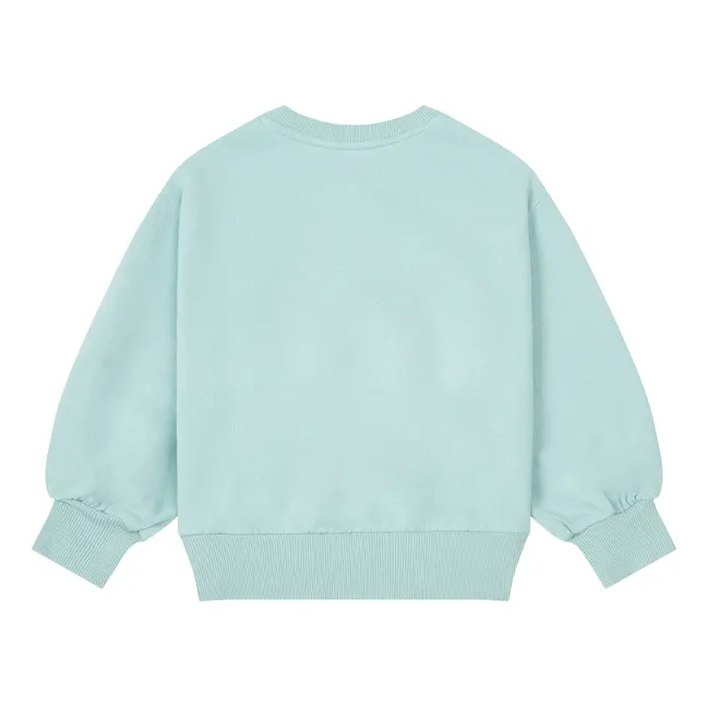 Sweatshirt Salty Sisters Coton Bio | Bleu turquoise