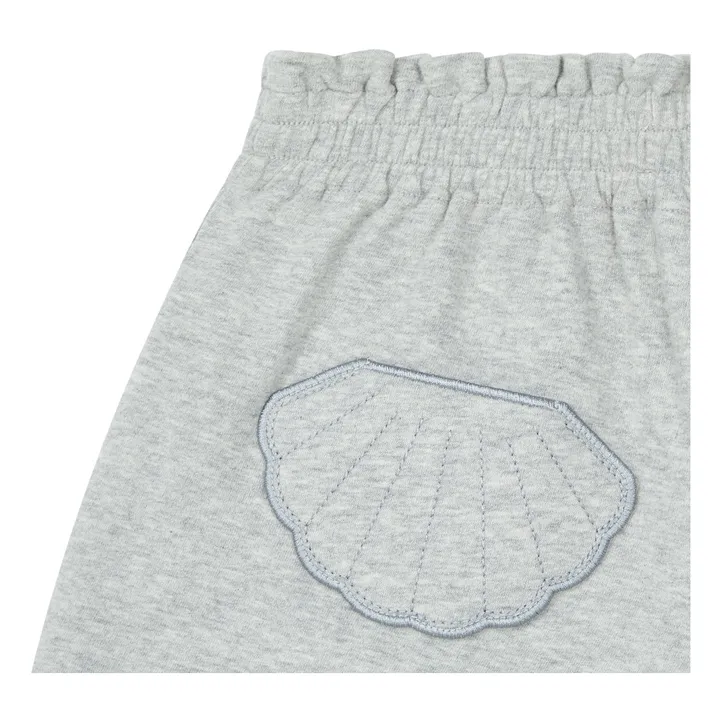 Shorts Pocket Coquillage Bio-Baumwolle | Grau Meliert- Produktbild Nr. 1