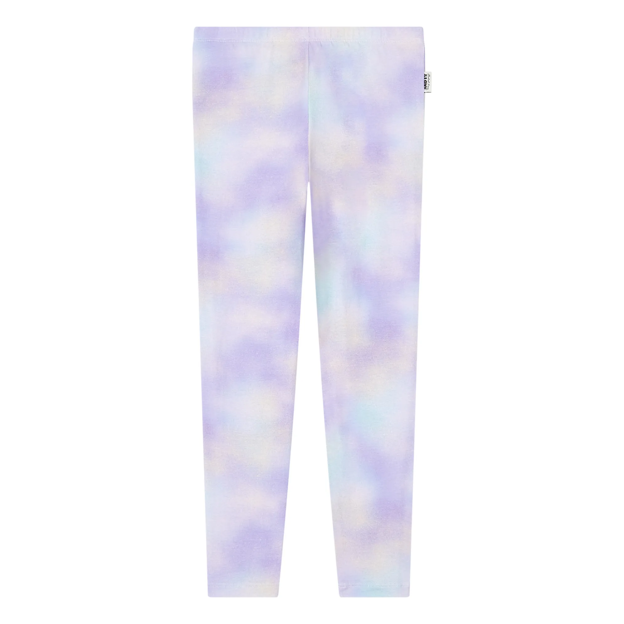 Hundred Pieces Mauve Organic Cotton Tie-Dye Leggings