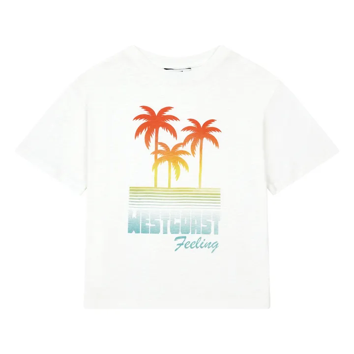 Organic Cotton West Coast T-Shirt  | Off white- Product image n°0