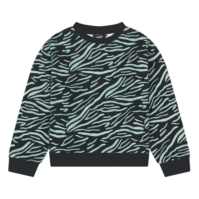 Organic Cotton Zebra Sweatshirt  | Khaki