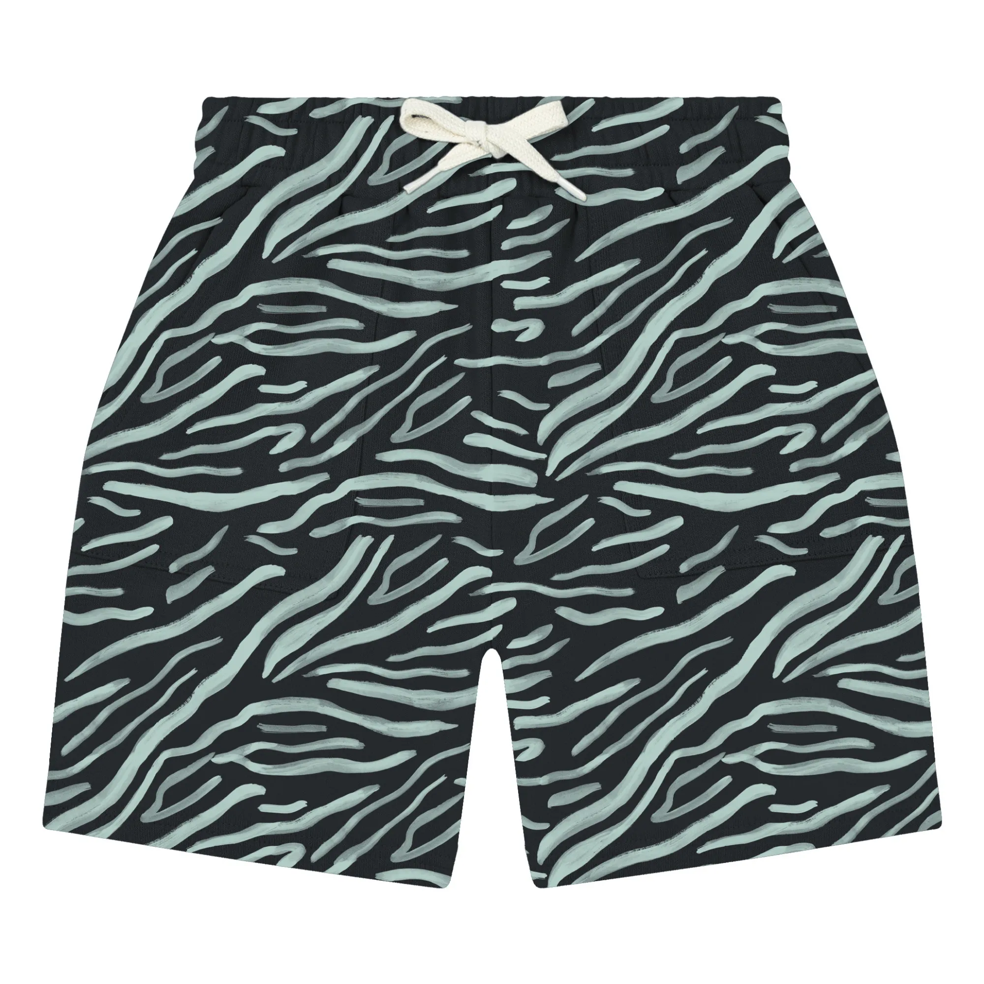 Hundred Pieces Khaki Organic Cotton Zebra Shorts
