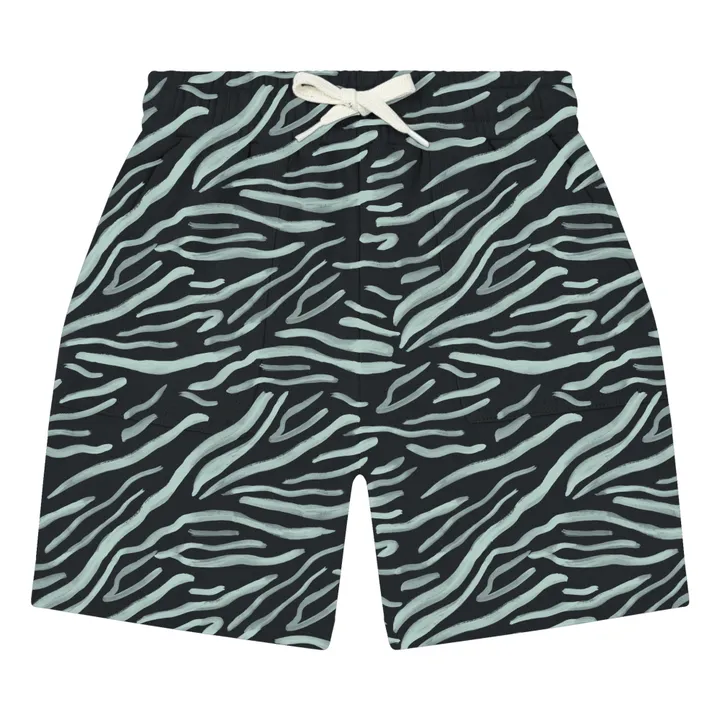 Organic Cotton Zebra Shorts  | Khaki- Product image n°0
