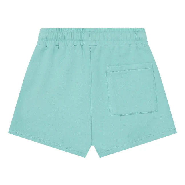 Shorts in cotone organico | Turchese