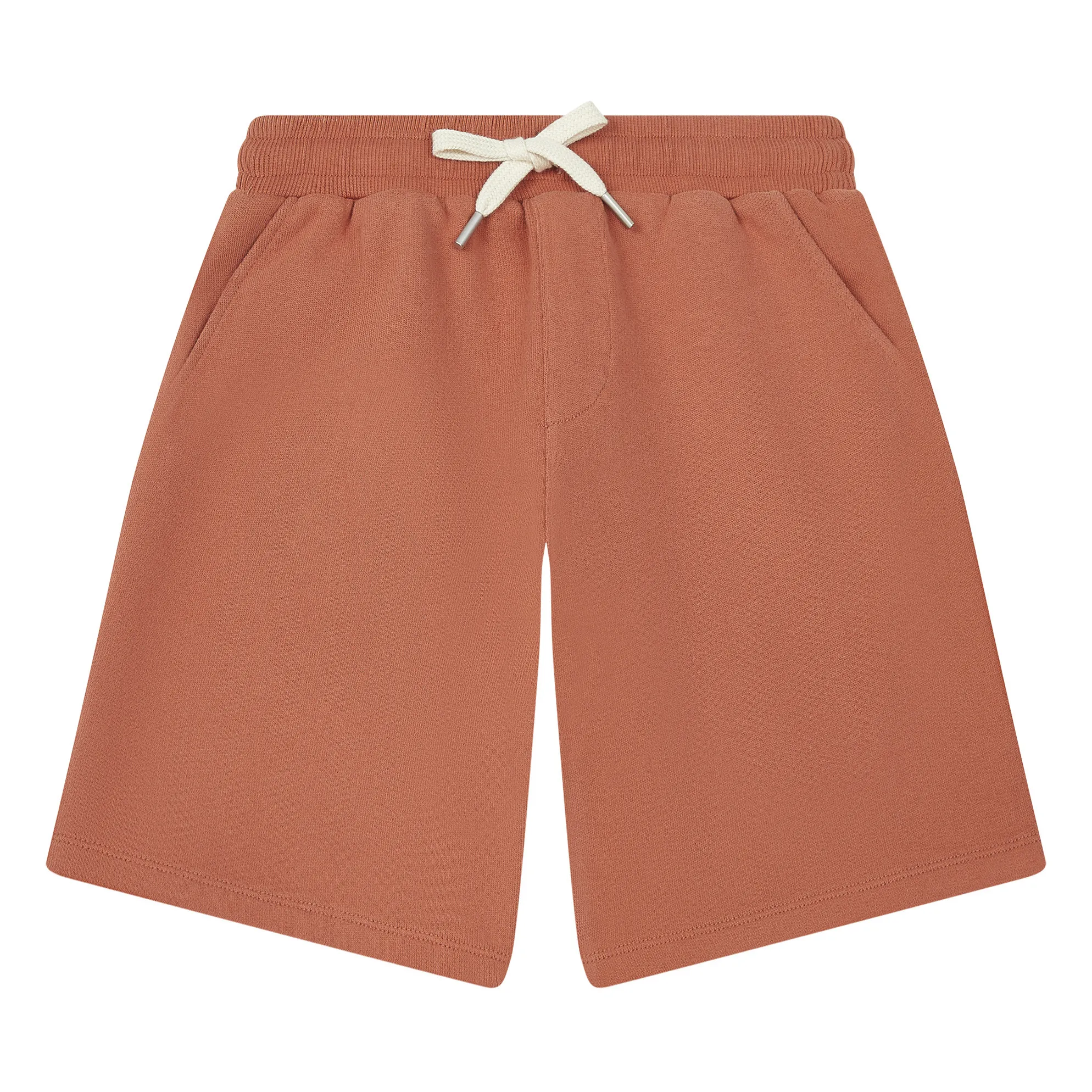 Hundred Pieces Rust Organic Cotton Long Shorts