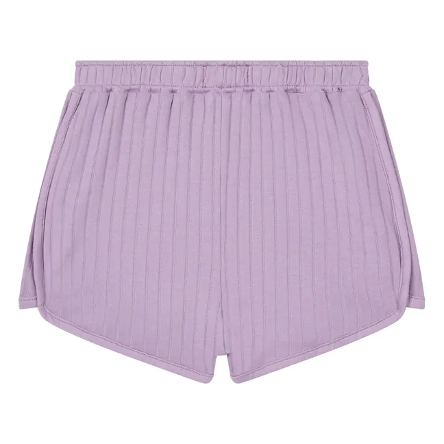 Shorts in Cotone Organico a Coste | Malva