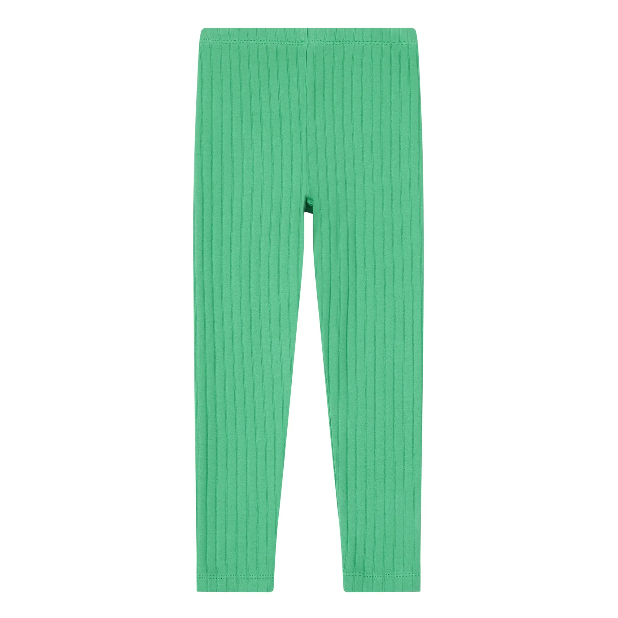Hundred Pieces Green Organic Cotton Ribbed Leggings