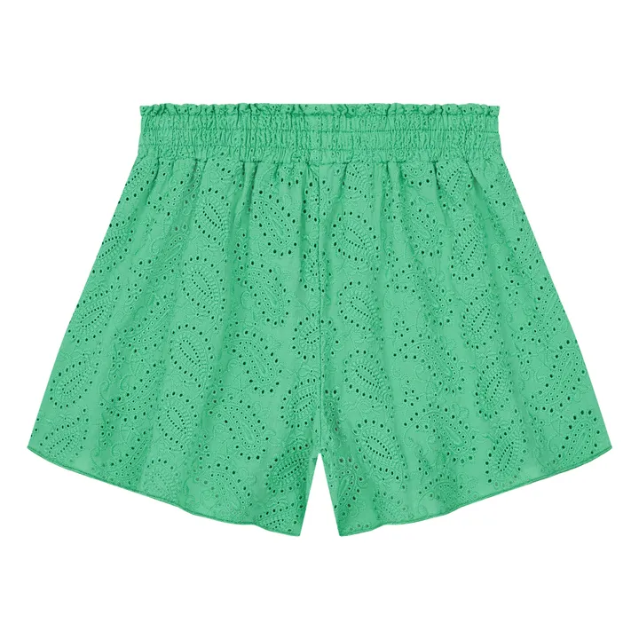 Pantalones cortos fluidos | Verde- Imagen del producto n°2