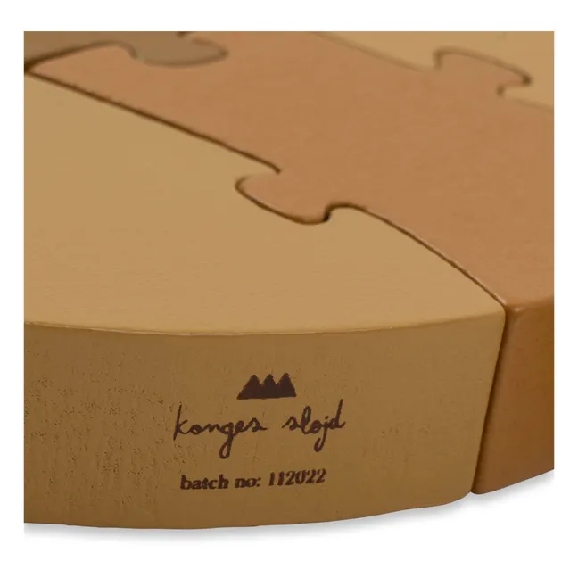 Puzzle de limón en madera FSC | Amarillo