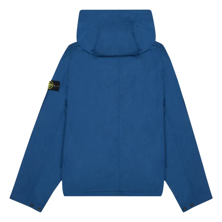 Solid Colour Hooded Jacket | Blue- Product image n°2