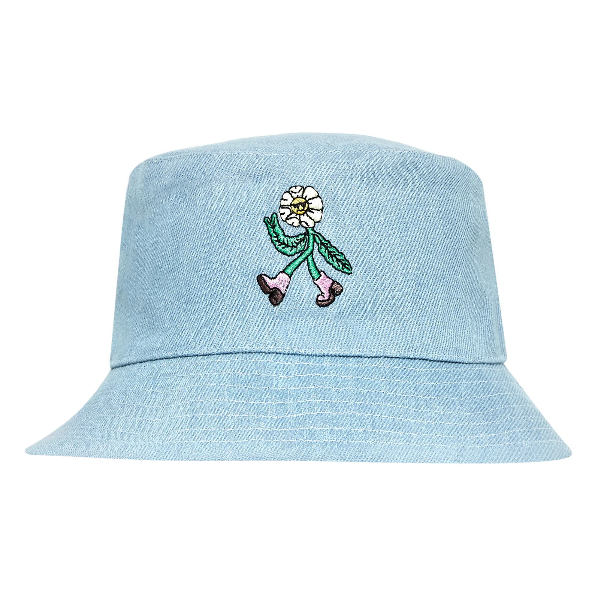 Hundred Pieces Blue Lauren Martin Flower Bucket Hat