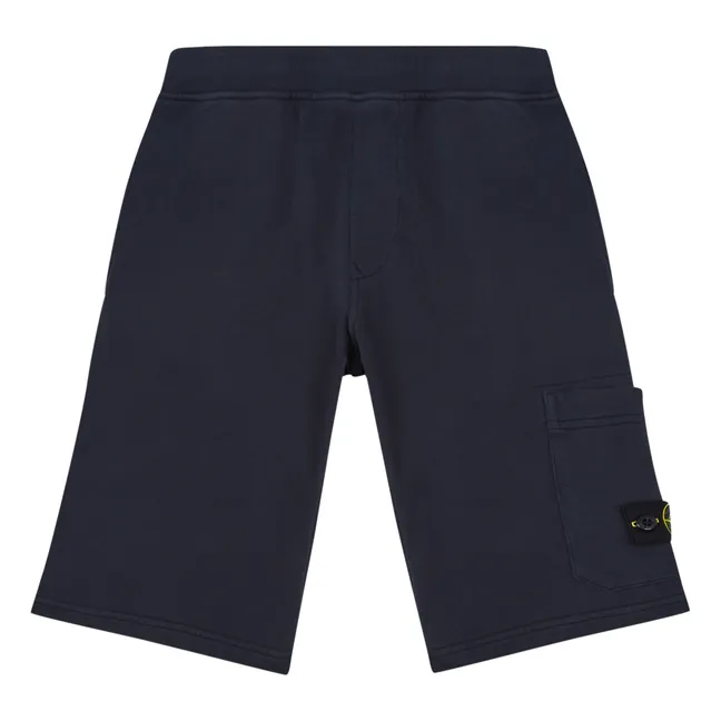 Plain Bermuda Shorts | Navy blue