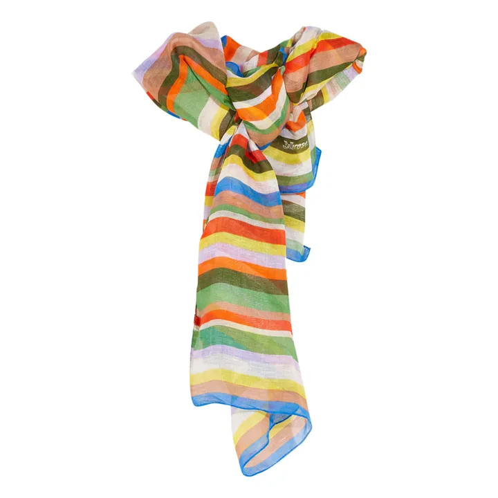 Sciarpa Inst Stripes Modal e Lino - Collezione Donna | Arancione- Immagine del prodotto n°0