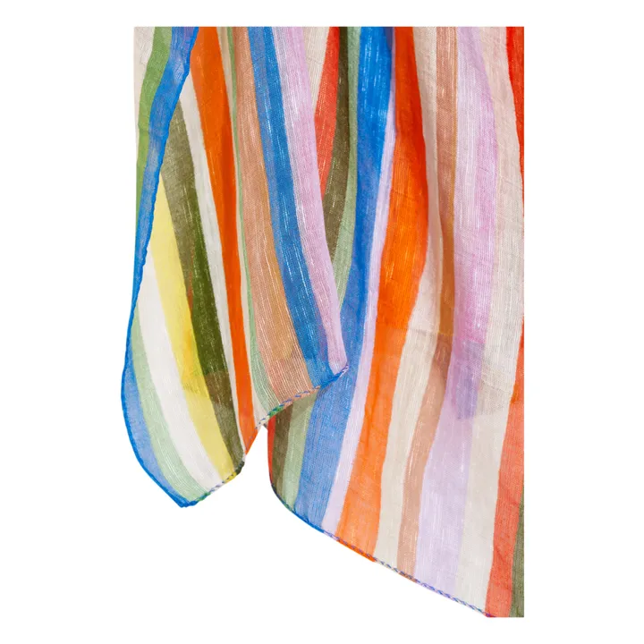 Sciarpa Inst Stripes Modal e Lino - Collezione Donna | Arancione- Immagine del prodotto n°1