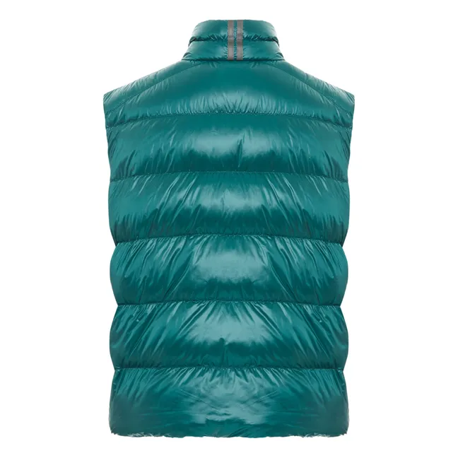 Cypress Recycled Fibre Vest | Emerald green