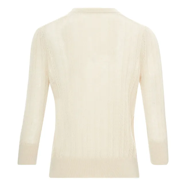 Maglione Rybu in lana merino extra fine - Collezione Donna | Ecru