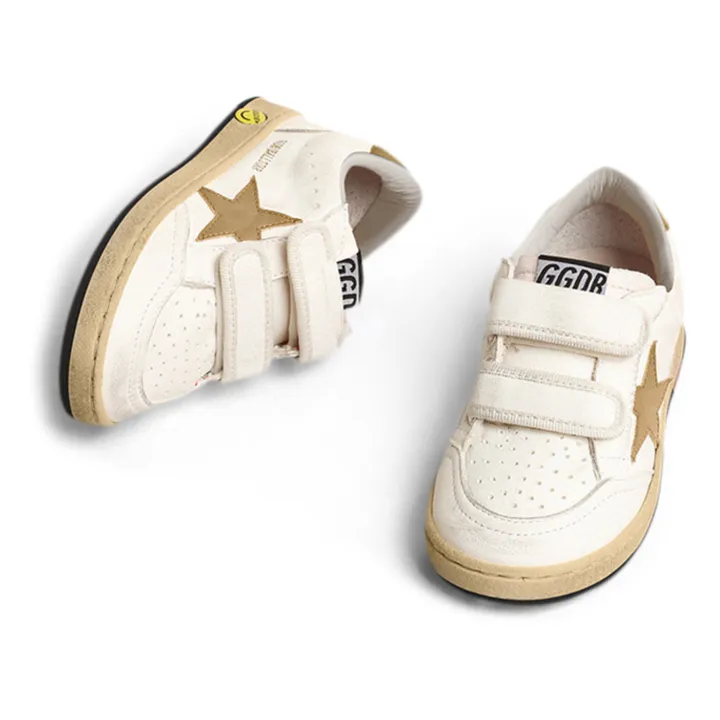 Zapatillas de piel con velcro iridiscentes Ballstar | Dorado- Imagen del producto n°2