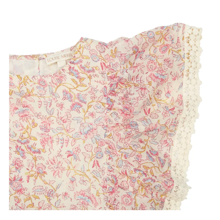 Blusa de algodón ecológico Ines | Crudo- Imagen del producto n°4