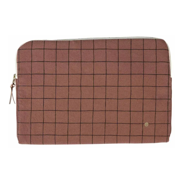 Oscar Organic Cotton 15" Laptop Bag | Rust- Product image n°0