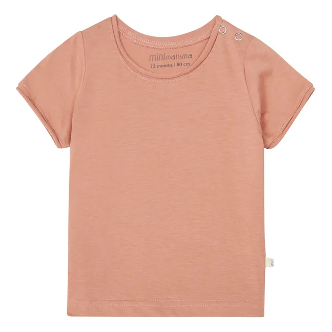 T-Shirt Lin Bio-Baumwolle | Terracotta