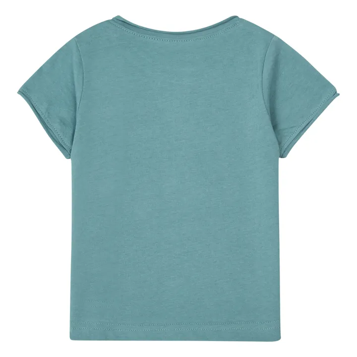 Lin Organic Cotton T-Shirt | Blue- Product image n°1