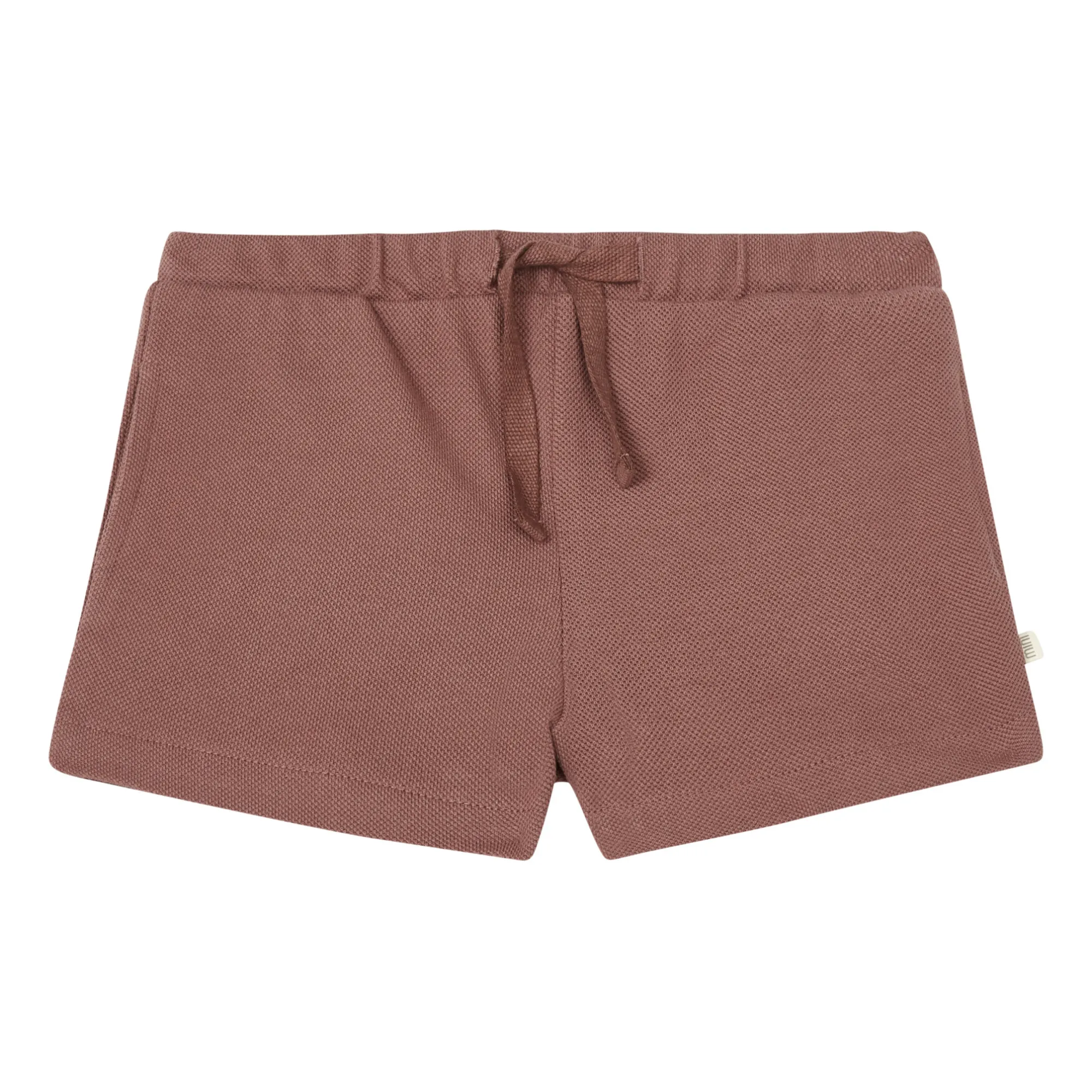 Minimalisma Unisex Dusty Pink Ejby Organic Pique Cotton Shorts