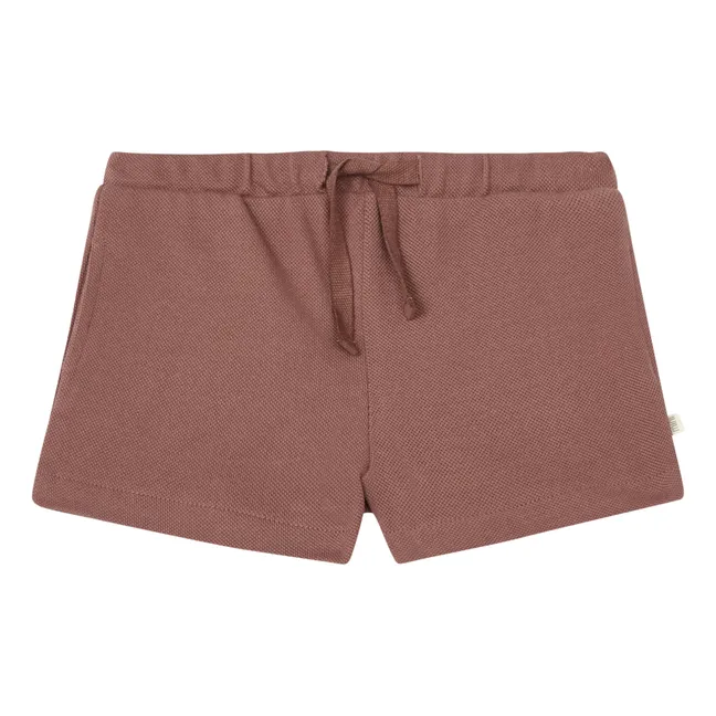 Short Ejby Coton Piqué Bio | Vieux Rose