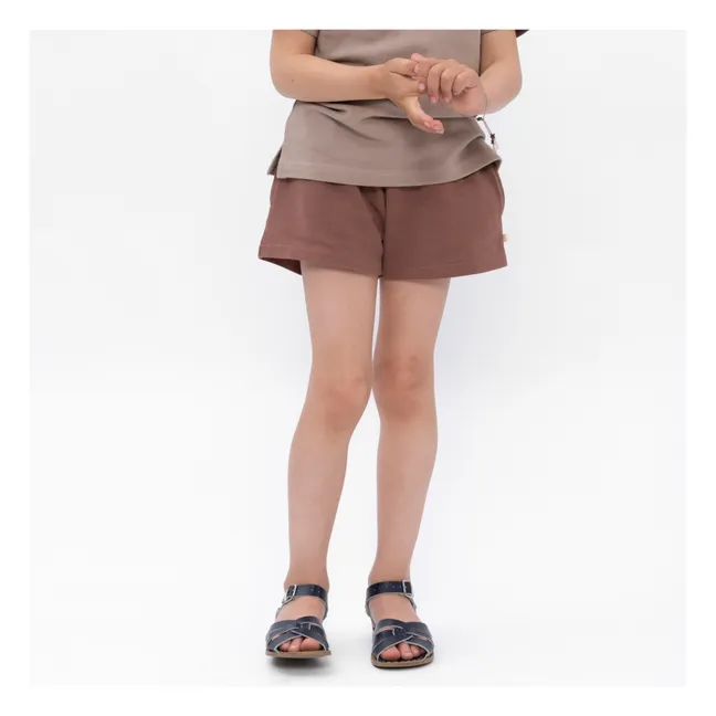 Short Ejby Coton Piqué Bio | Vieux Rose