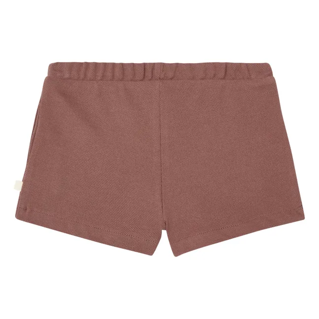 Short Ejby Coton Piqué Bio | Vieux Rose