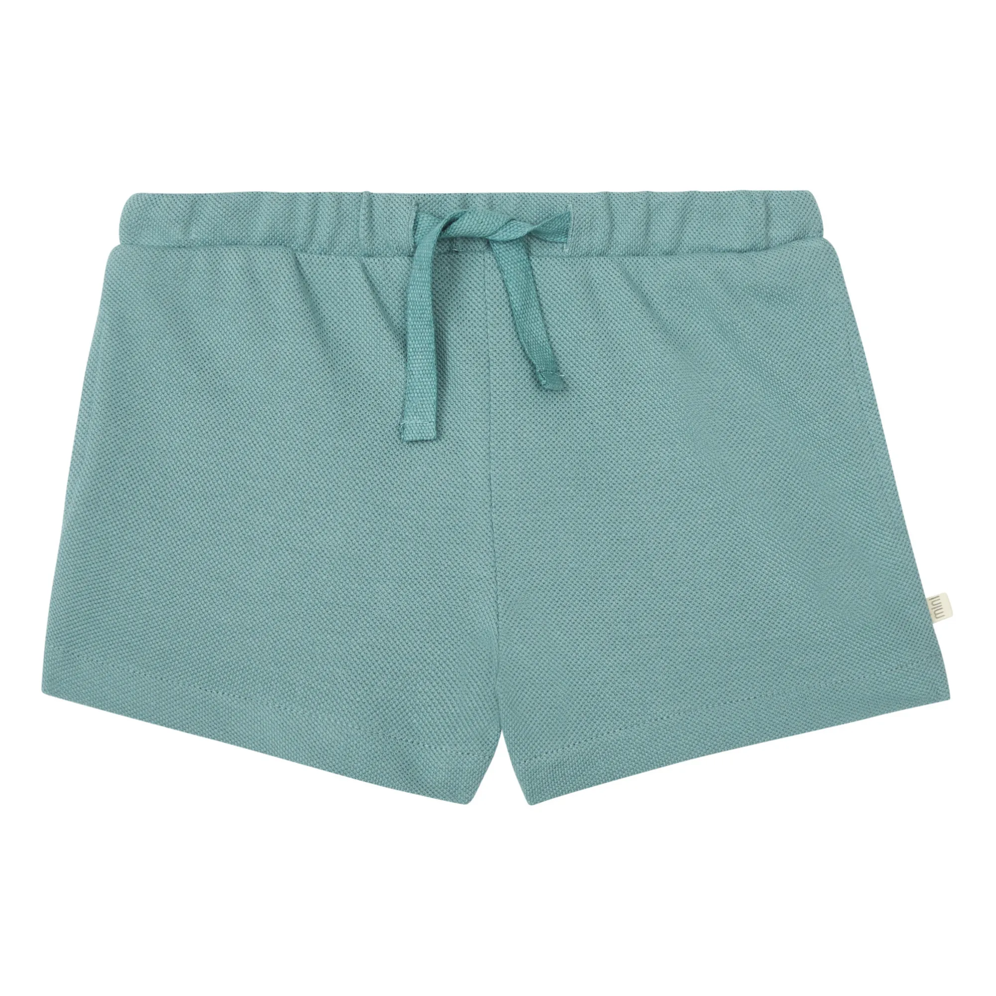 Minimalisma Unisex Blue Ejby Organic Pique Cotton Shorts