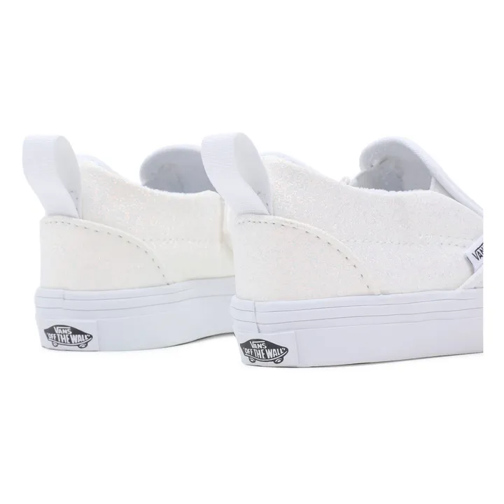 Baskets Slip-On Glitter | Blanc- Image produit n°3