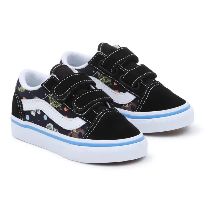 Baskest Scratchs Old Skool Astronautes | Bleu- Image produit n°1