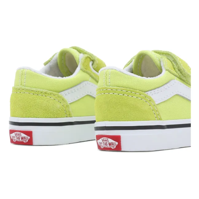 Baskets Scratchs Old Skool | Vert anis