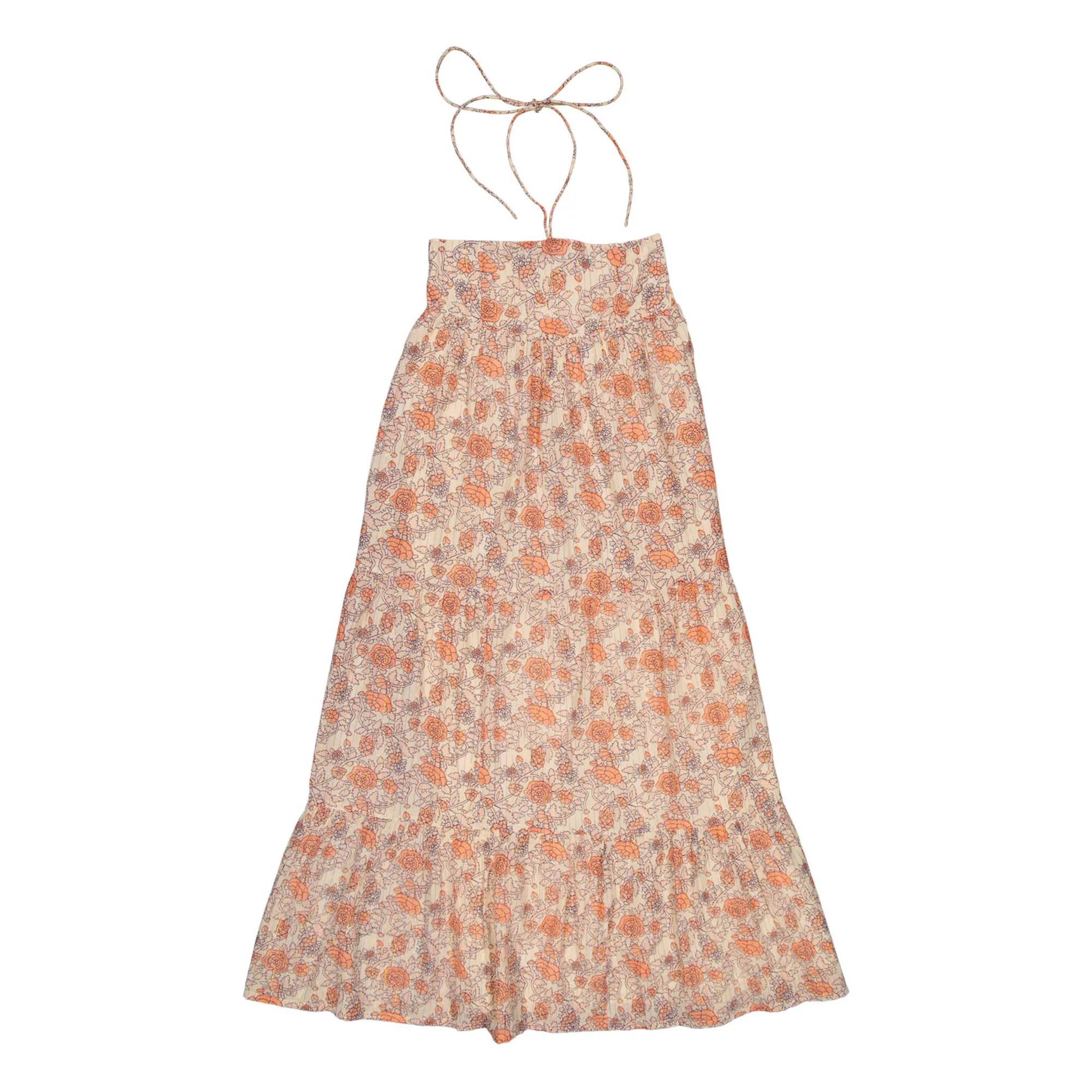 Louis Louise Pale Pink Josia Floral Lurex Dress