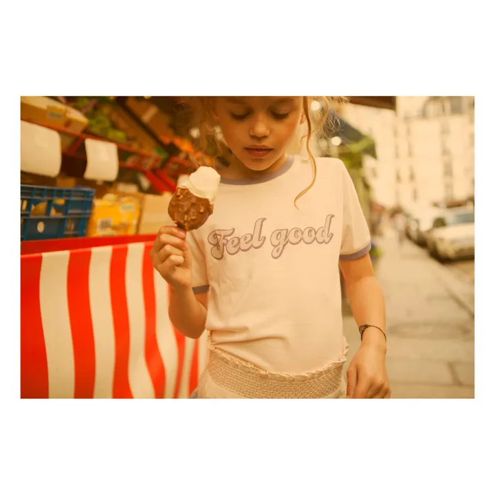 Feel Good USA T-Shirt | Pale pink- Product image n°1