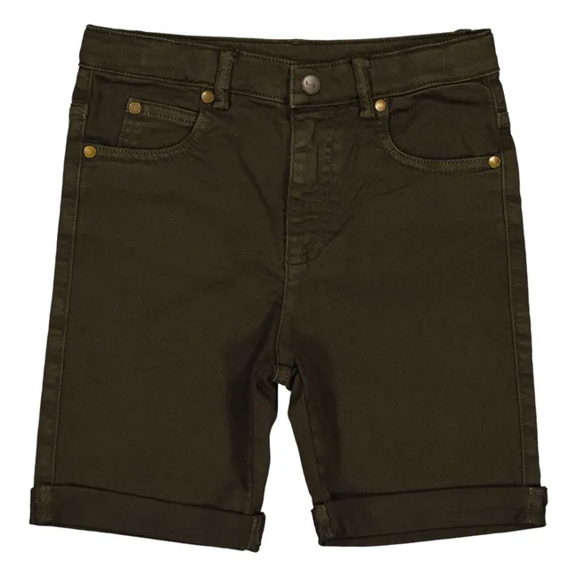 Pantaloncini di jeans Dean | Verde militare