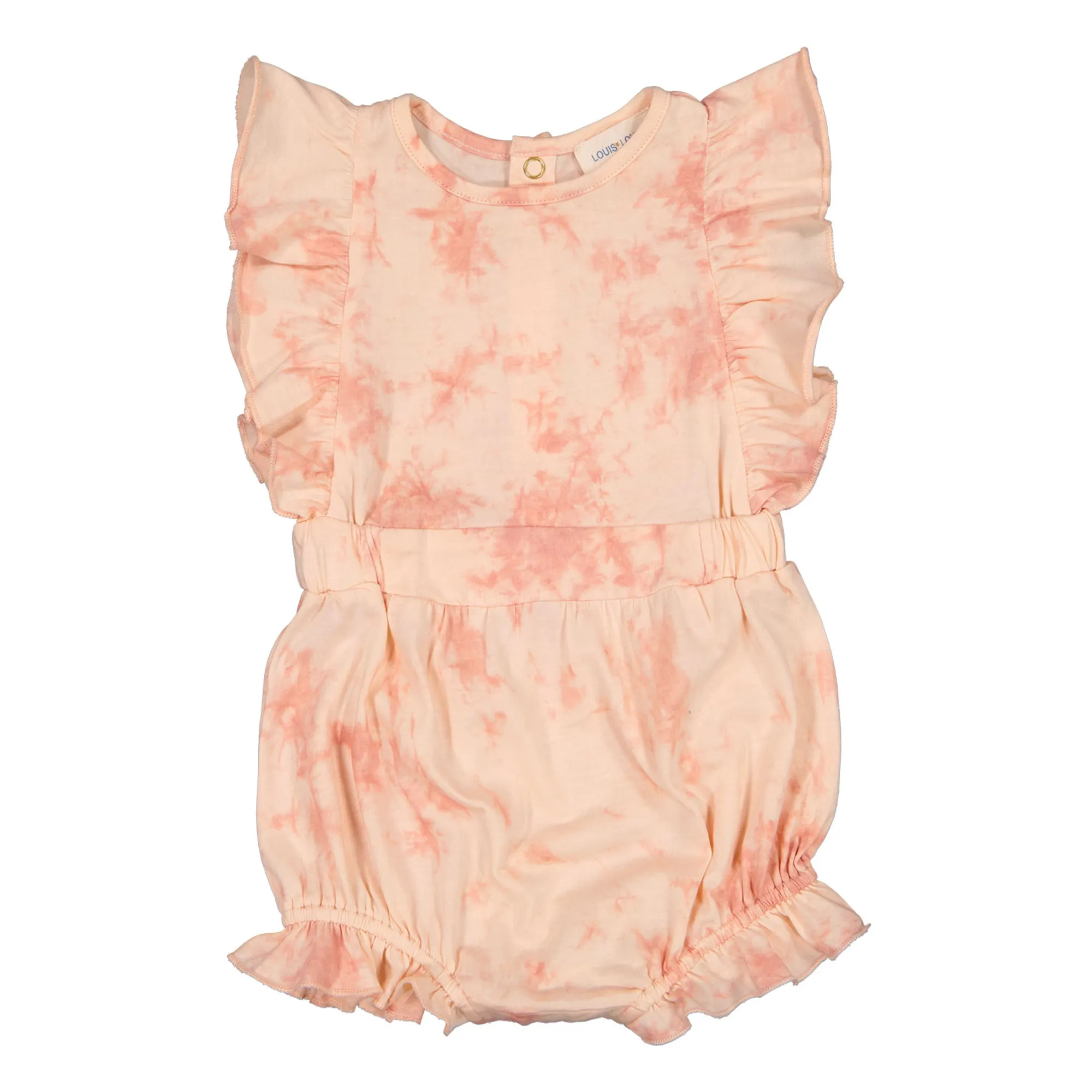 Louis Louise Pale Pink Tie-Dye Romper