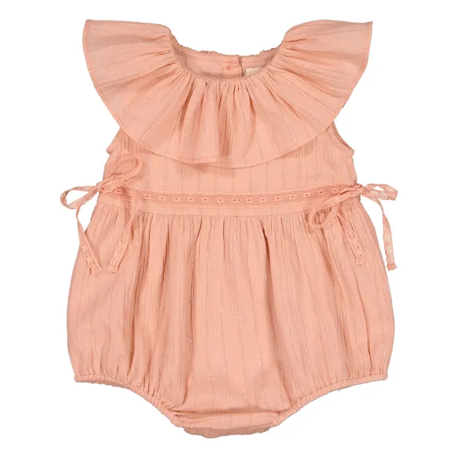 Barboteuse Lurex Enchantée | Rose