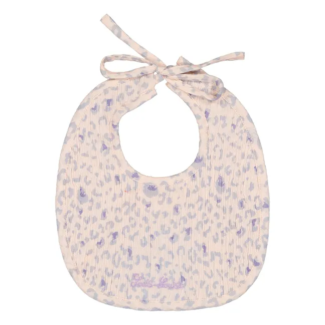 Lätzchen Leopard Blasen | Mauve