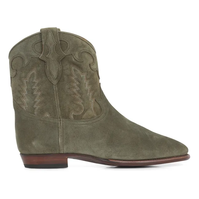 Early Midnight Suede Boots | Khaki