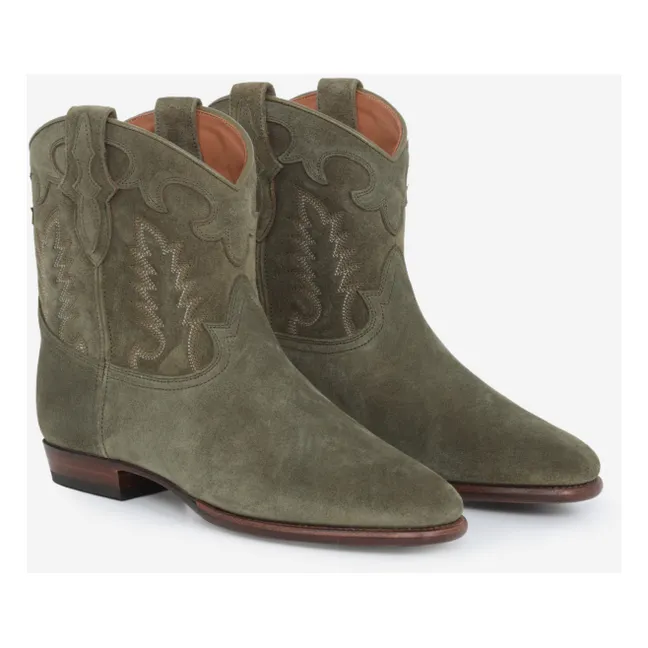 Botas de ante Early Midnight | Verde Kaki