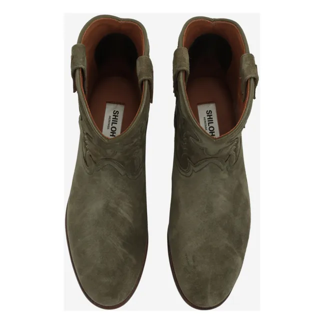 Boots Early Midnight Daim | Vert kaki