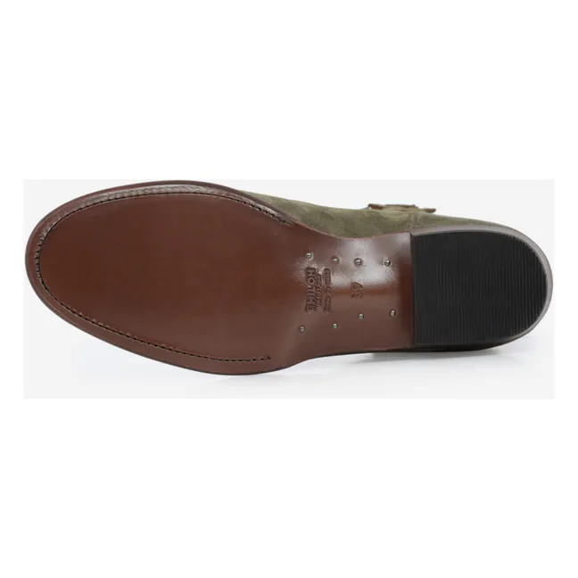 Early Midnight Suede Boots | Khaki